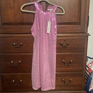 Lulus Pink Sequin Dress *NWT